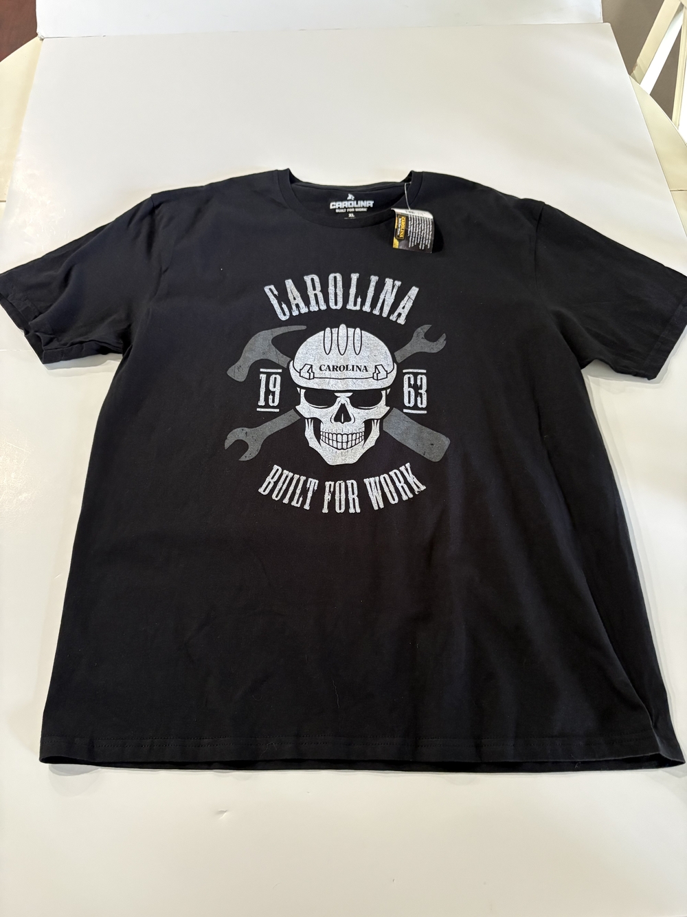 Carolina Built For Work Graphic Tee - Black